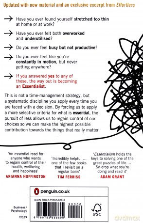 Essentialism: The Disciplined Pursuit of Less - Greg McKeown [KSIĄŻKA]