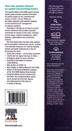 Essentials of Kumar and Clark's Clinical Medicine Pocket Essentials [KSIĄŻKA]