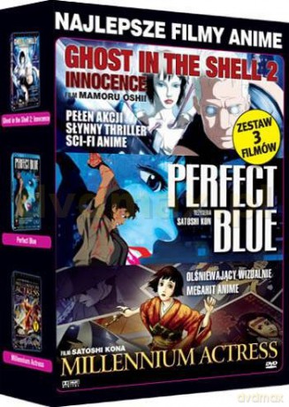 Kolekcja anime 2: Ghost in the Shell 2: Innocence / Perfect Blue / Millennium Actress [BOX] [3DVD]