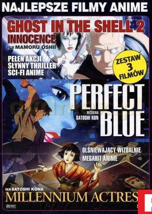 Kolekcja anime 2: Ghost in the Shell 2: Innocence / Perfect Blue / Millennium Actress [BOX] [3DVD]