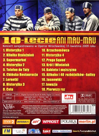 Kabaret Ani Mru-Mru: 10 Lat Kabaretu Ani Mru-Mru (digipack) [DVD]