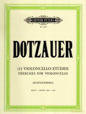 Etudes(113) 1 Violoncelle - Friedrich Dotzauer [KSIĄŻKA]