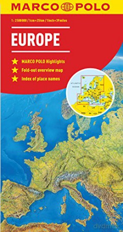 Europe Marco Polo Map Marco Polo Maps - Marco Polo [KSIĄŻKA]