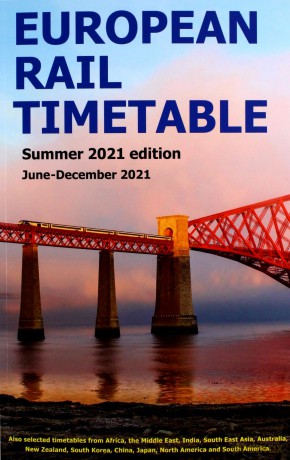 European Rail Timetable Summer 2021 - John Potter [KSIĄŻKA]