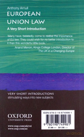 European Union Law: A Very Short Introduction Very Short Introductions - Anthony Arnull [KSIĄŻKA]