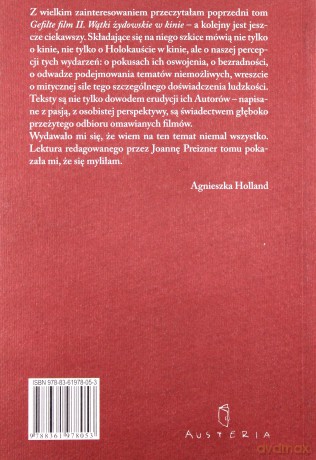 Gefilte Film III Wątki Żydowskie W Kinie - Joanna Preizner [KSIĄŻKA]