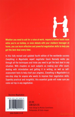 Everything is Negotiable: 4th Edition - Gavin Kennedy [KSIĄŻKA]