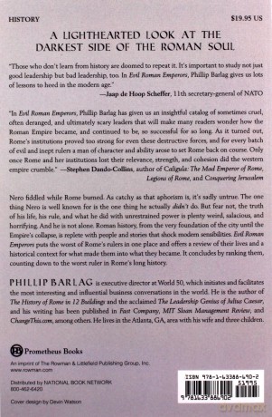Evil Roman Emperors: The Shocking History of Ancient Rome's Most Wicked Rulers from Caligula to Nero and More - Phillip Barlag [KSIĄŻKA]