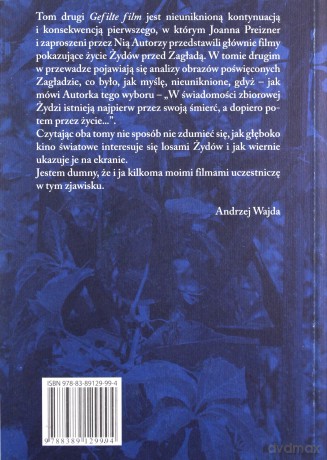 Gefilte Film II Wątki Żydowskie W Kinie - Joanna Preizner [KSIĄŻKA]