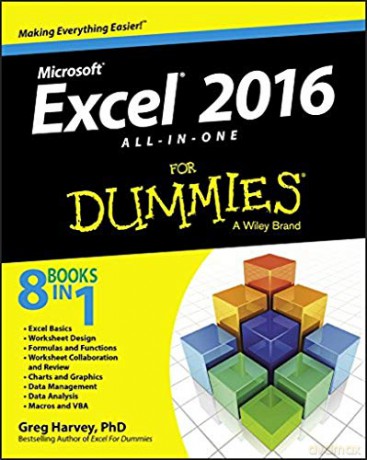 Excel 2016 All-In-One For Dummies For Dummies Computer/Tech - Greg Harvey [KSIĄŻKA]