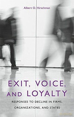 Exit, Voice and Loyalty: Responses to Decline in Firms, Organizations and States - Hirschman [KSIĄŻKA]