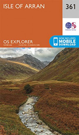 Explorer 361 Isle of Arran OS Explorer Map - Ordnance Survey [KSIĄŻKA]