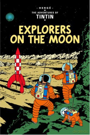 Explorers on the Moon The Adventures of Tintin - Hergé [KSIĄŻKA]