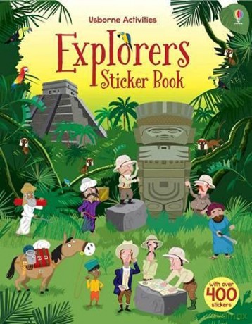 Explorers Sticker Book - Fiona Watt [KSIĄŻKA]