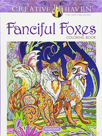 Creative Haven Fanciful Foxes Coloring Book - Marjorie Sarnat [KSIĄŻKA]