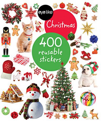 Eyelike Stickers: Christmas: 400 reusable stickers - Workman [KSIĄŻKA]