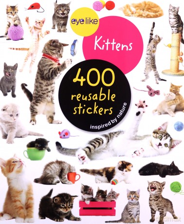Eyelike Stickers: Kittens [KSIĄŻKA]