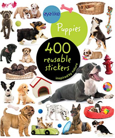 Eyelike Stickers: Puppies [KSIĄŻKA]