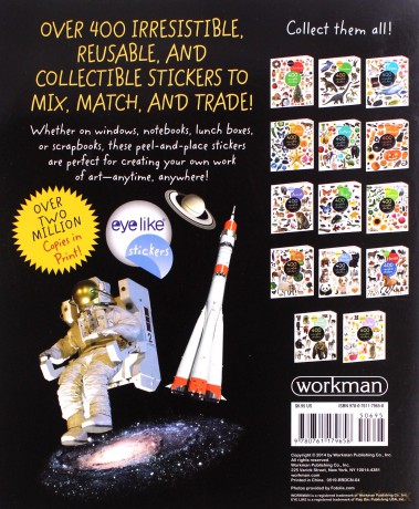 Eyelike Stickers: Space [KSIĄŻKA]