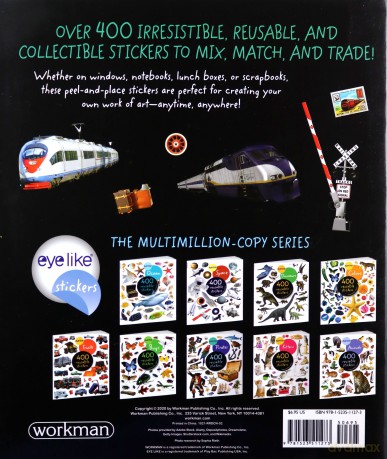 Eyelike Stickers: Trains: 1 [KSIĄŻKA]