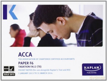 F6 Taxation - Pocket Notes [KSIĄŻKA]