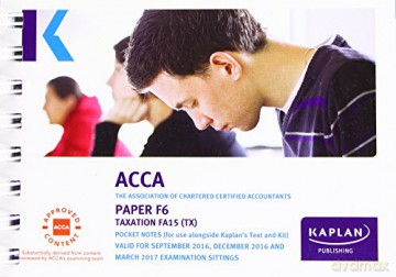 F6 Taxation - Pocket Notes Acca Pocket Notes [KSIĄŻKA]