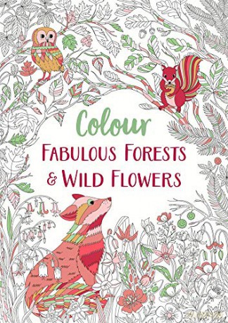 Fabulous Forests and Wild Flowers: An Anti-Stress Colouring Book Colour Yourself Calm, 2 [KSIĄŻKA]