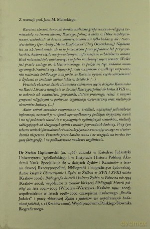 Karaimi W Koronie I Na Litwie W XV-XVIII Wieku (twarda) - Stefan Gąsiorowski [KSIĄŻKA]
