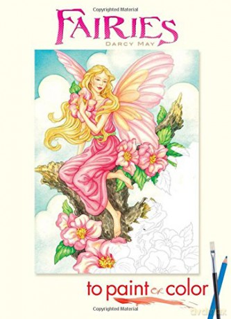 Fairies to Paint or Color Dover Art Coloring Book - Darcy May [KSIĄŻKA]
