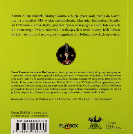 Dziadek Do Orzechów I Król Myszy - E.T.A. Hoffmann [KSIĄŻKA]