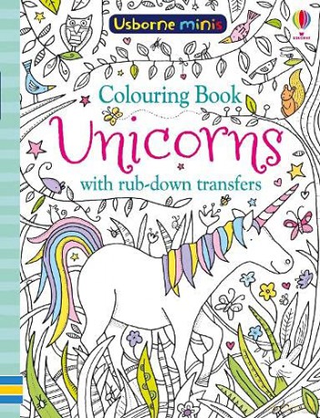 Colouring Book Unicorns With Rub Downs (Usborne Minis) - Kirsteen Robson [KSIĄŻKA]