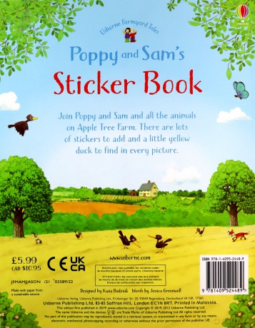 Farmyard Tales Sticker Book Farmyard Tales Sticker Learning - Jessica Greenwell [KSIĄŻKA]
