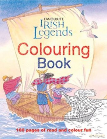 Favourite Irish Legends for Children Colouring Book - Pat Hegarty [KSIĄŻKA]