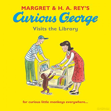 Curious George Visits The Library: 1 - Margret Rey [KSIĄŻKA]