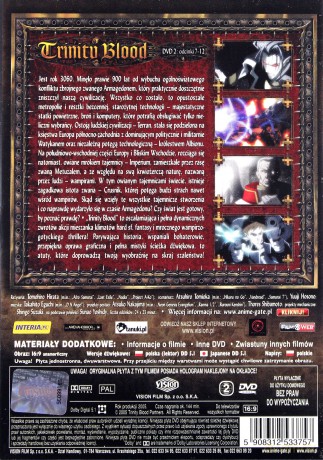 Trinity Blood odcinki 7-12 [DVD]