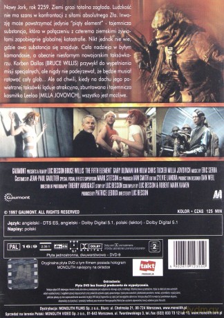 Piąty Element [DVD]