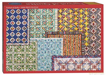 Festival of Quilts Jigsaw Puzzle: 1000 Pieces, Dimensions 28" X 20" - Bonnie K Hunter [KSIĄŻKA]