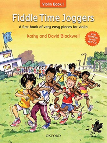 Fiddle Time Joggers + CD: A first book of very easy pieces for violin - Kathy Blackwell [KSIĄŻKA]