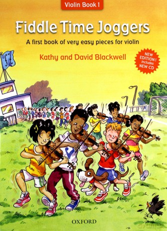 Fiddle Time Joggers + CD: A first book of very easy pieces for violin - Kathy Blackwell [KSIĄŻKA]