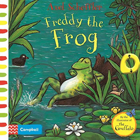 Freddy The Frog: A Push, Pull, Slide Book (Axel Scheffler Campbell Range) [KSIĄŻKA]