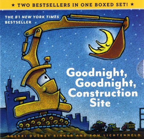 Goodnight, Goodnight, Construction Site And Steam Train, Dream Train Board Books Boxed Set: (Board Books For Babies, Preschool Books, Picture Books For Toddlers): 1 - Sherri Duskey Rinker [KSIĄŻKA]