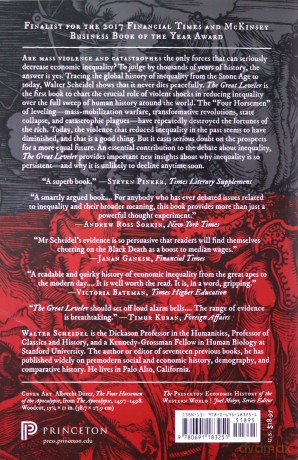 The Great Leveler: Violence And The History Of Inequality From The Stone Age To The Twenty-First Century (The Princeton Economic History Of The Western World): 74 - Walter Scheidel [KSIĄŻKA]