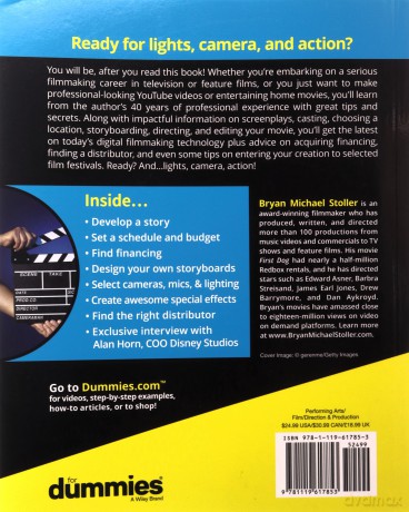Filmmaking For Dummies, 3rd Edition - Stoller [KSIĄŻKA]