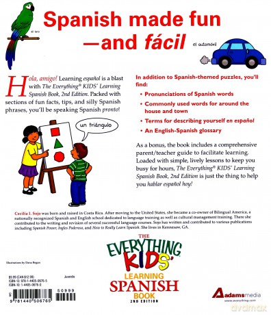 The Everything Kids Learning Spanish Book 2Nd Edition: Exercises And Puzzles To Help You Learn Espanol (Everything S.) [KSIĄŻKA]