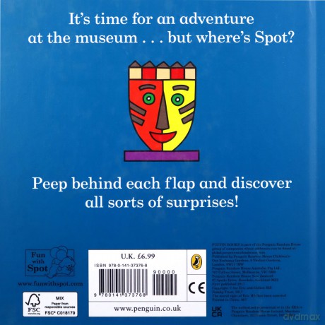 Find Spot at the Museum: A Lift-the-Flap Story - Eric Hill [KSIĄŻKA]
