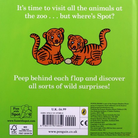 Find Spot at the Zoo: A Lift-the-Flap Story - Eric Hill [KSIĄŻKA]