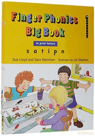 Finger Phonics Big Books 1-7: In Print Letters American English Edition - Sara Wernham [KSIĄŻKA]