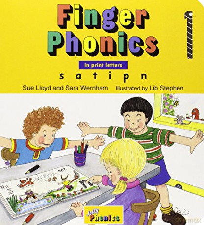 Finger Phonics, Books 1-7: In Print Letters American English Edition - Sara Wernham [KSIĄŻKA]