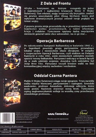 Klasyka Kina Wojennego: Z dala od frontu / Operacja Barbarossa / Oddział czarna Pantera [BOX] [3DVD]