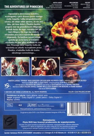 Pinokio (Przygody Pinokia) [DVD]